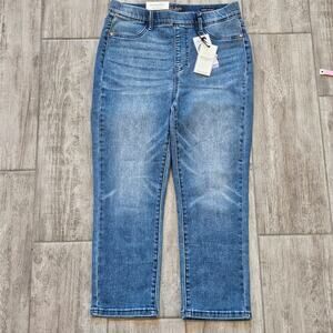 Judy Blue Jeans Womens Size 5 / 27 Skinny Fit Capri Pull On Stretch Denim Medium